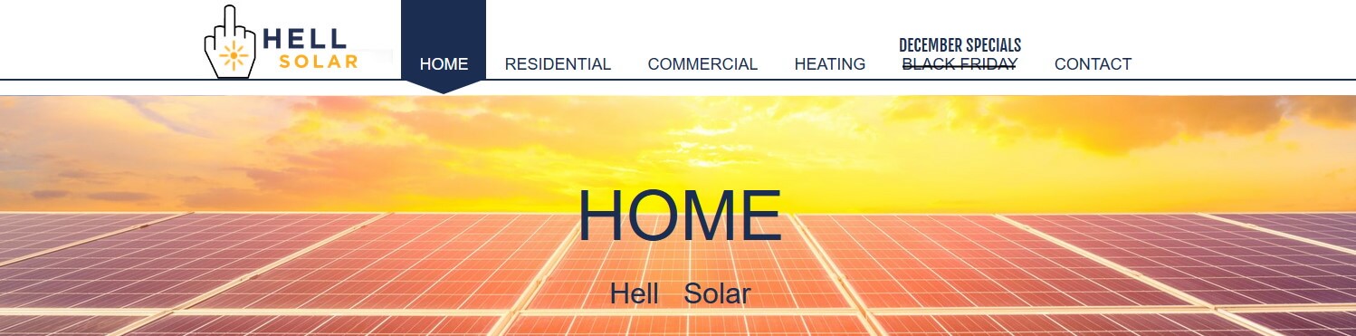 HelloSolar Original Home Page